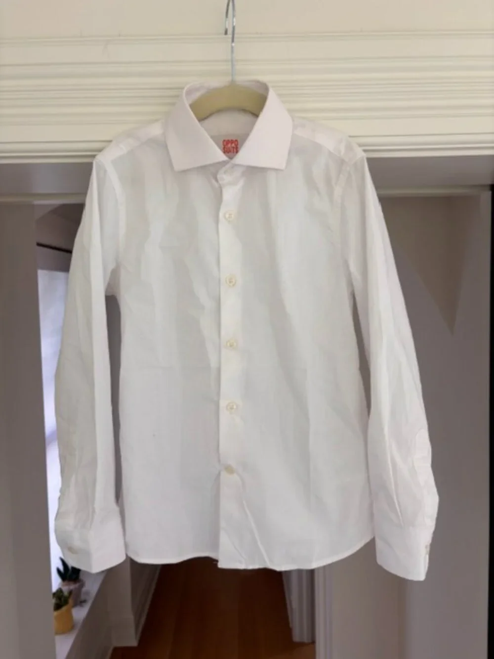 LIKE NEW: Opposuits Boys White Knight Dress Shirt: Boys Size 8Y
